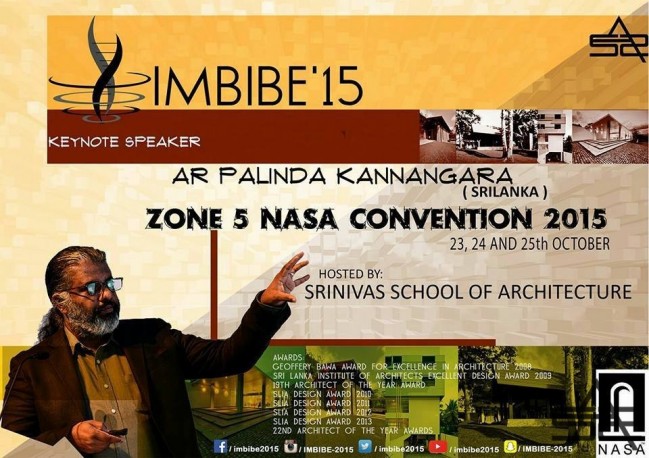 Talk by Ar. Palinda Kannangara